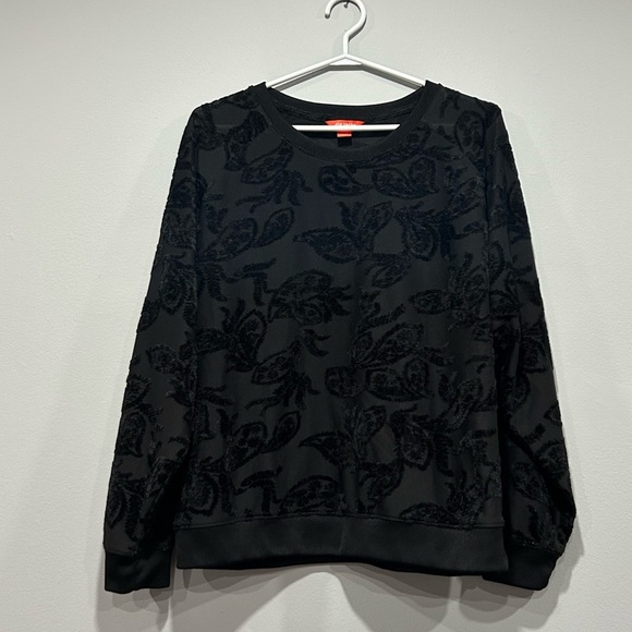 Sweater w velvet detailing - Picture 1 of 3